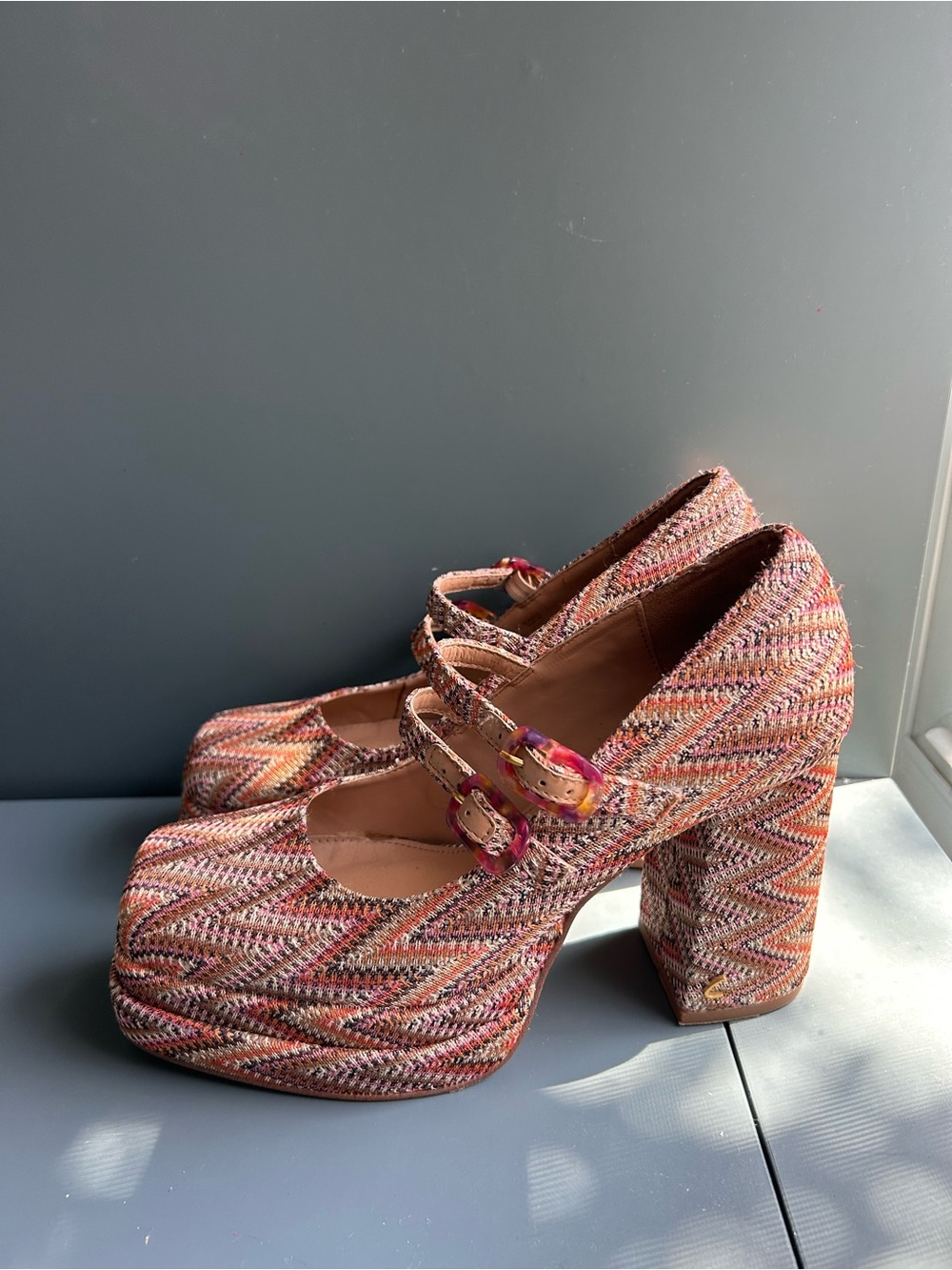 Circus by Sam Edelman Pepper Mary Jane Platform Shoes Size 8